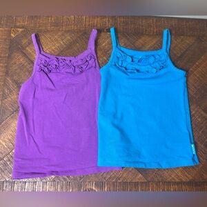 4T Children's Place Tank Tops (1purple/1blue)